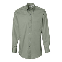 Van Heusen Men's Sage Twill Long Sleeve Dress Shirt