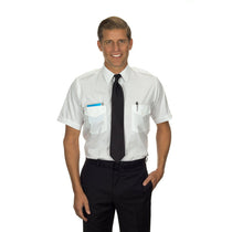 Van Heusen Men's White Short Sleeve Commander Shirt