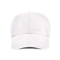 Anvil White Solid Low-Profile Pigment-Dyed Cap