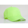 Pacific Headwear Neon Yellow Velcro Adjustable High Visibility Cap