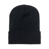 Yupoong Black Cuffed Knit Cap