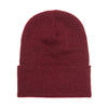 Yupoong Maroon Cuffed Knit Cap