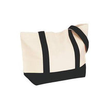 Norwood Black Medium Snap Tote