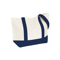 Norwood Navy Medium Snap Tote