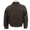 Burk's Bay Men's Brown Brushed Bomber Jacket
