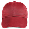 Anvil Red Solid Low-Profile Twill Cap