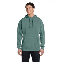 Comfort Colors Men's Light Green 9.5 oz. Hooded Sweatshirt