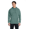 Comfort Colors Men's Light Green 9.5 oz. Hooded Sweatshirt