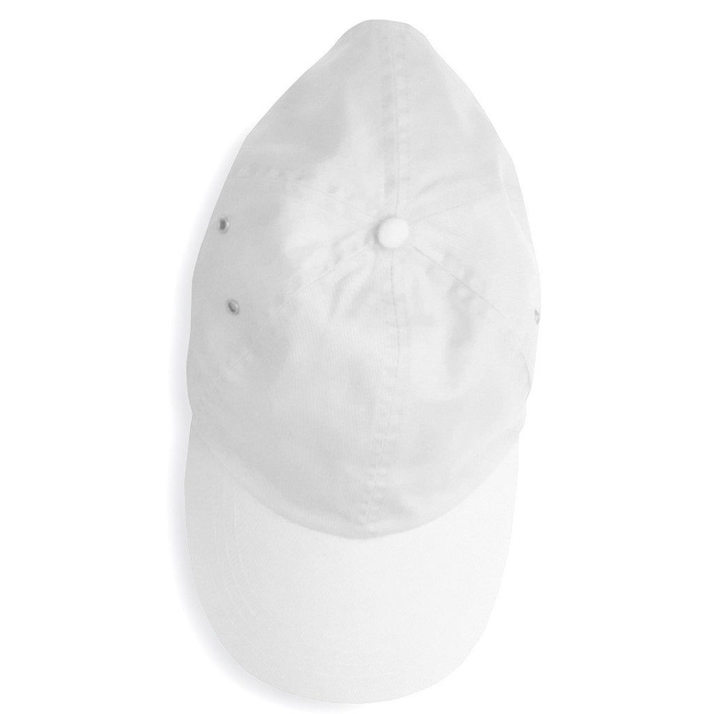Anvil White Solid Low-Profile Twill Cap