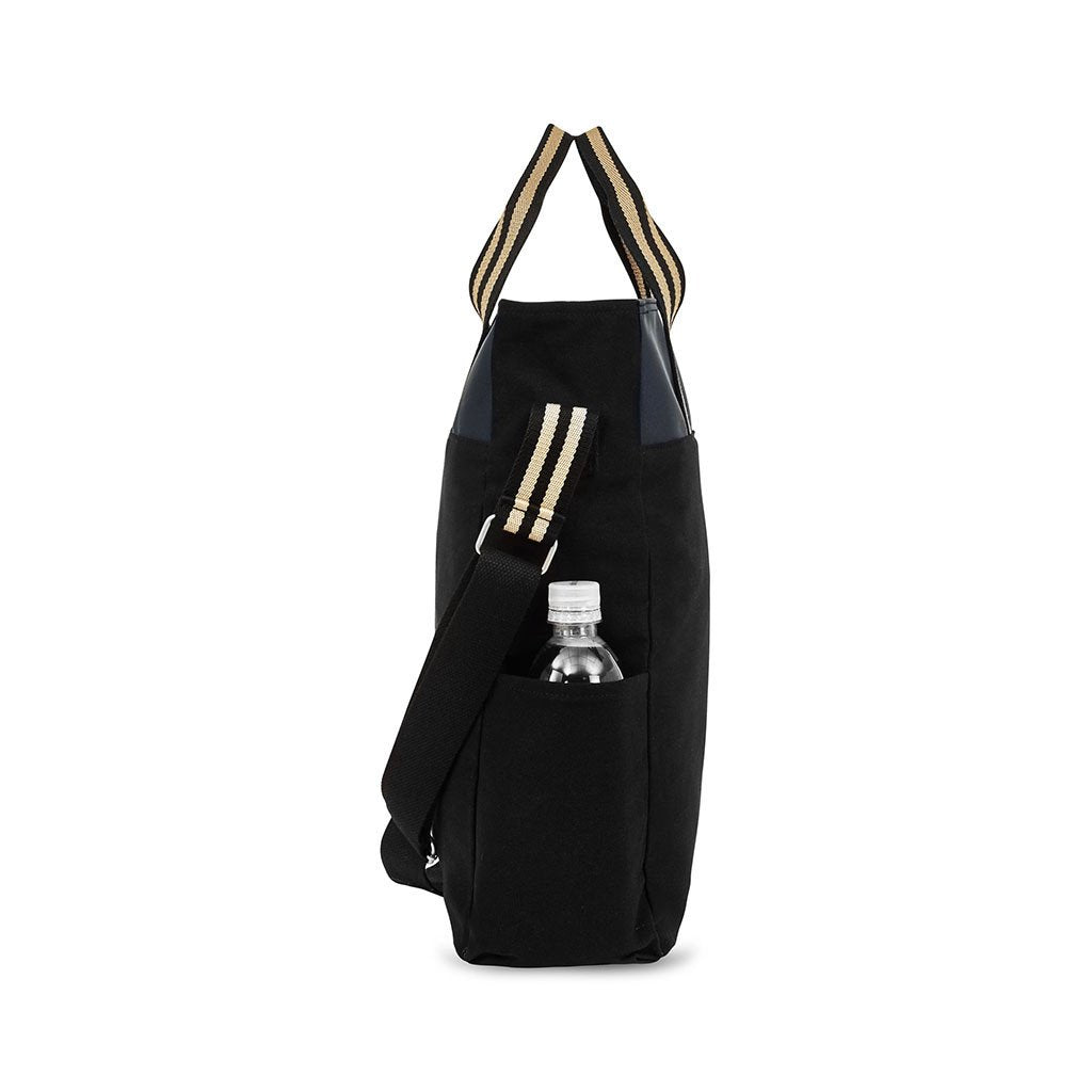 Gemline Black Charlie Cotton Tote