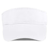 Anvil White Solid Low-Profile Twill Visor