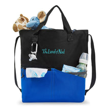 Gemline Black/Royal Blue Synergy All-Purpose Tote