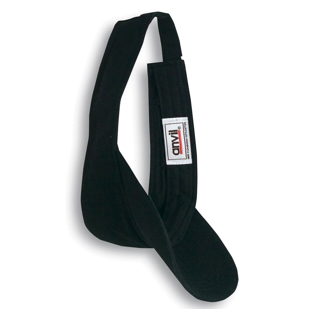 Anvil Black Solid Low-Profile Twill Visor