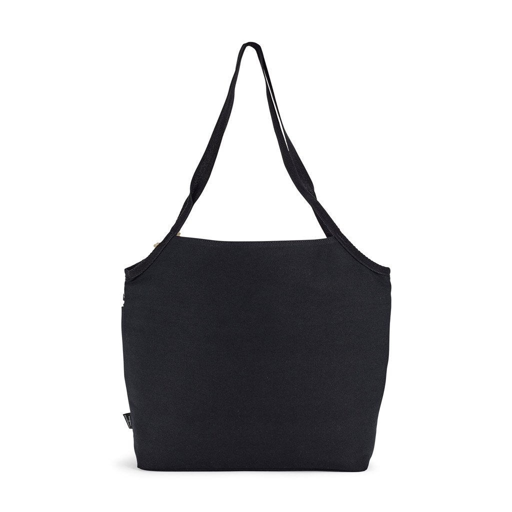 Gemline Black Pattern Tori Cotton Fashion Tote