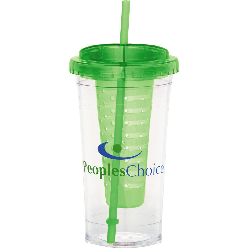 Cool Gear Green Sedici Fruit Infuser Tumbler 24oz