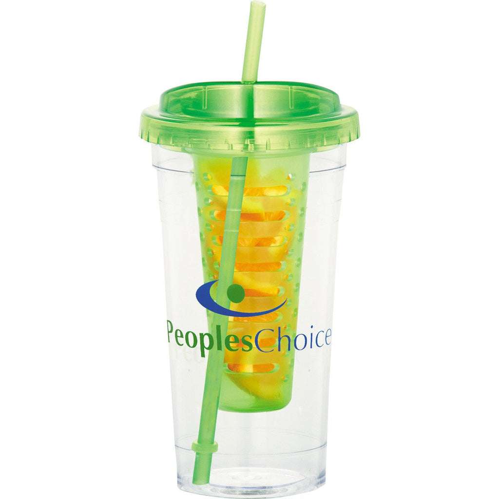 Cool Gear Green Sedici Fruit Infuser Tumbler 24oz