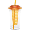 Cool Gear Orange Sedici Fruit Infuser Tumbler 24oz