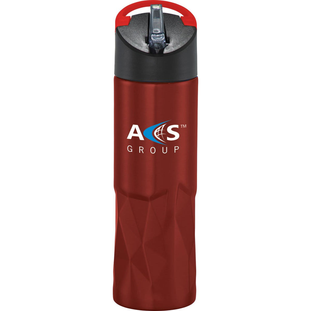 Leed's Red Geometric Stainless Bottle 30oz