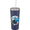 Leed's Navy Thor Copper Vacuum Insulated Tumbler 22oz