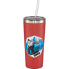 Leed's Red Thor Copper Vacuum Insulated Tumbler 22oz