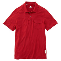 Roots73 Men's Dark Red Lunenburg Short Sleeve Polo