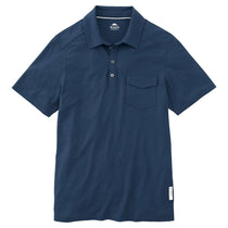 Roots73 Men's Indigo Blue Lunenburg Short Sleeve Polo