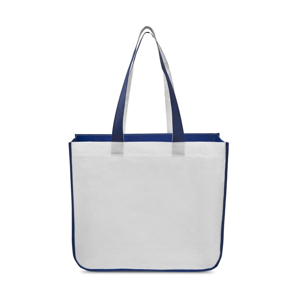 Gemline Royal Blue Sedona Laminated Shopper