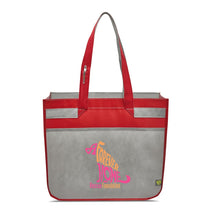 Gemline Red Sedona Laminated Shopper