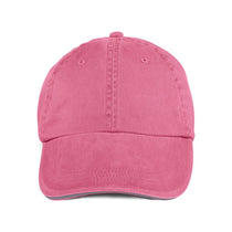 Anvil Flamingo Solid Low-Profile Sandwich Trim Pigment-Dyed Twill Cap