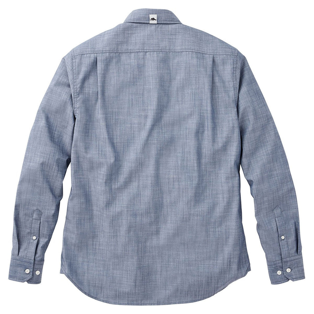 Roots73 Men's Dark Denim Clearwater Long Sleeve Shirt