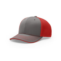 Richardson Charcoal/Red On-Field Split Pulse SportMesh R-Flex Cap