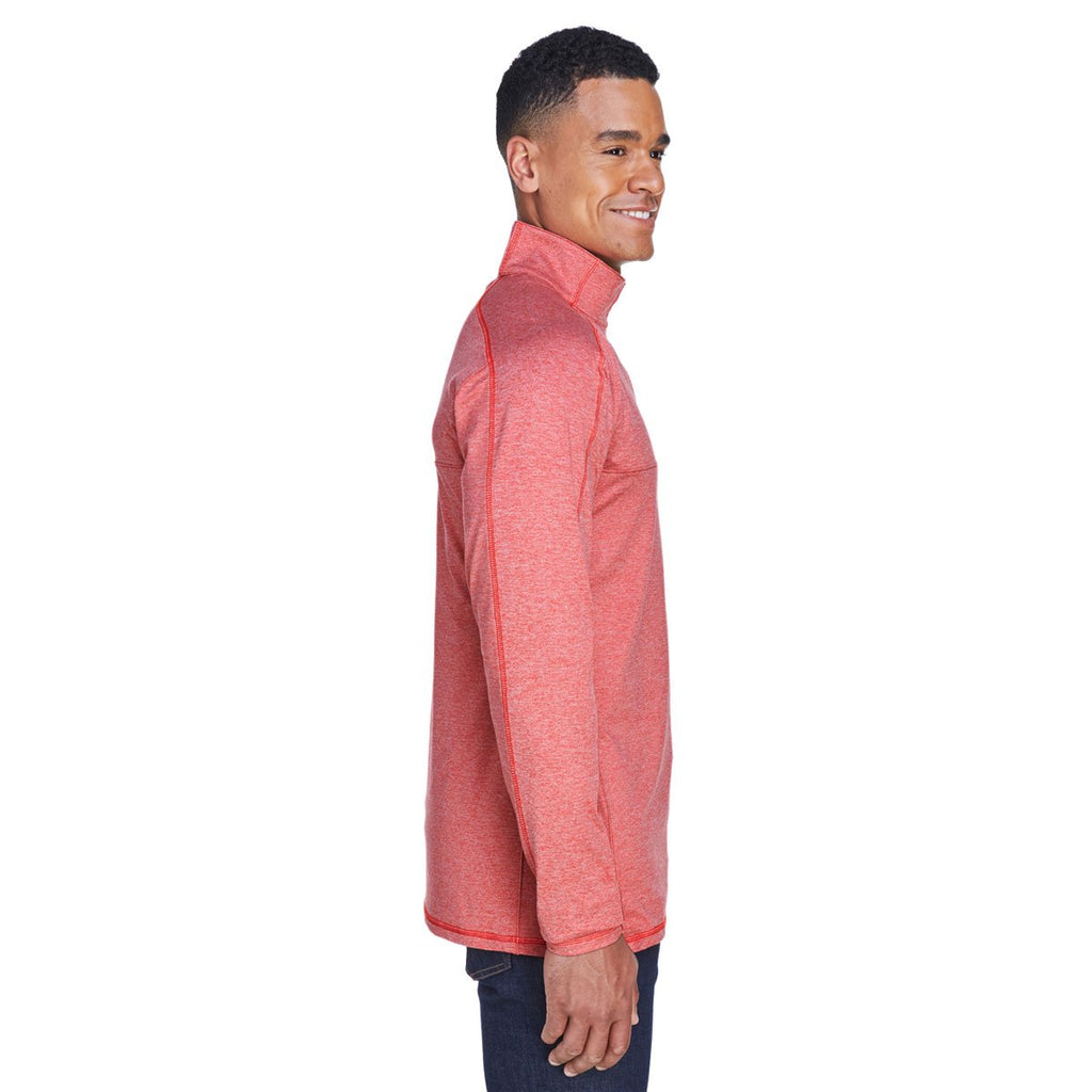 Columbia Men's Red Spark Heather Tenino Hills II Half-Zip