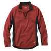 Roots73 Men's Dark Red Heather/Black Birchlake Tech Quarter Zip