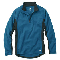Roots73 Men's Pacific Blue Heather/Black Birchlake Tech Quarter Zip