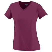 Augusta Sportswear Women's Maroon Wicking-T-Shirt