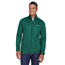Columbia Men's Dark Ivy Birch Woods II Full-Zip Fleece