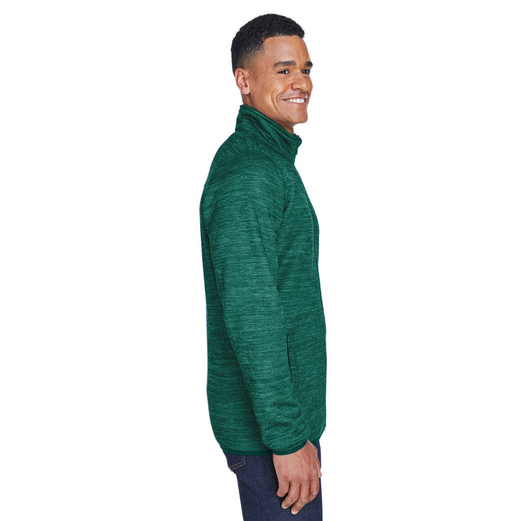 Columbia Men's Dark Ivy Birch Woods II Full-Zip Fleece