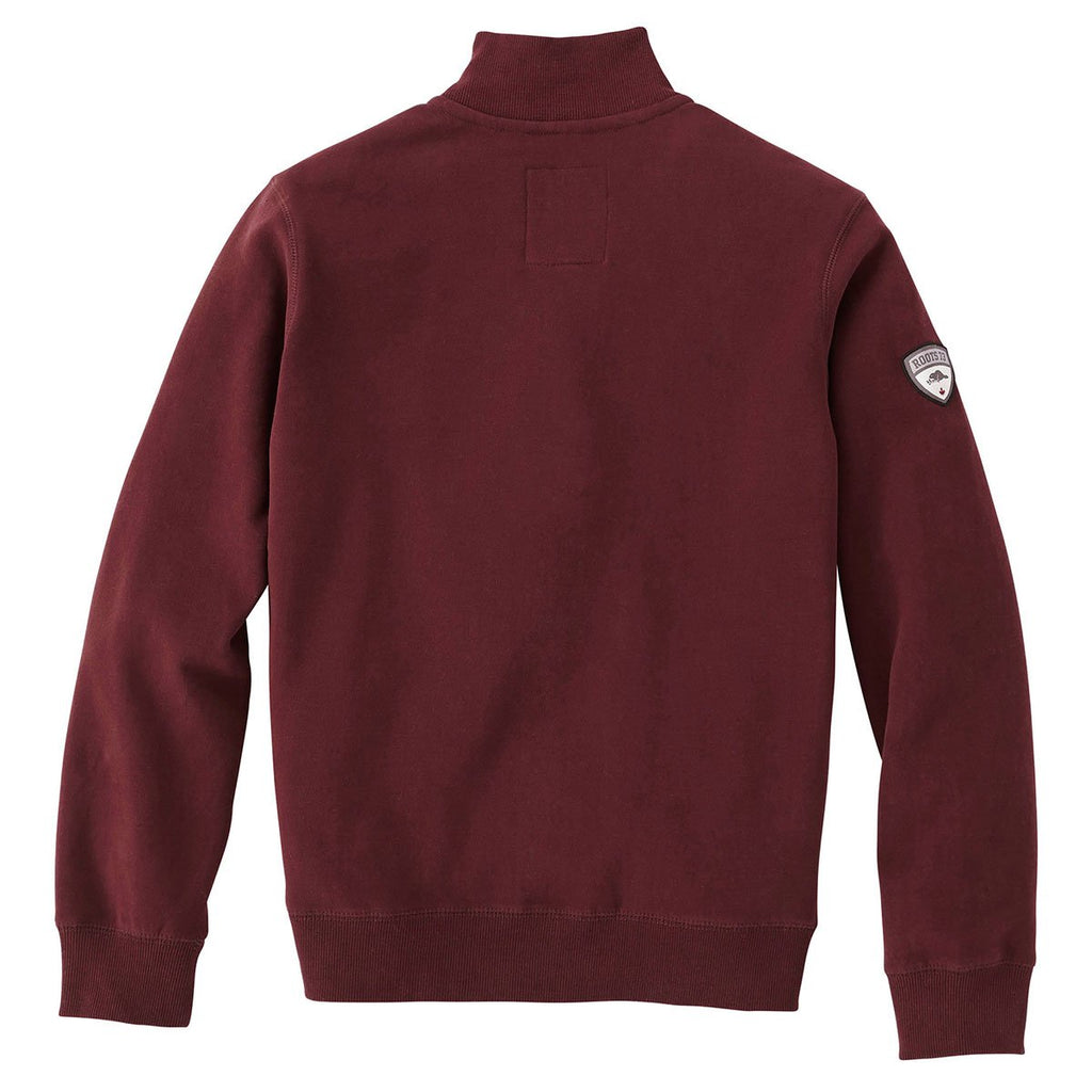 Roots73 Men's Burgundy Pinehurst Fleece Full Zip