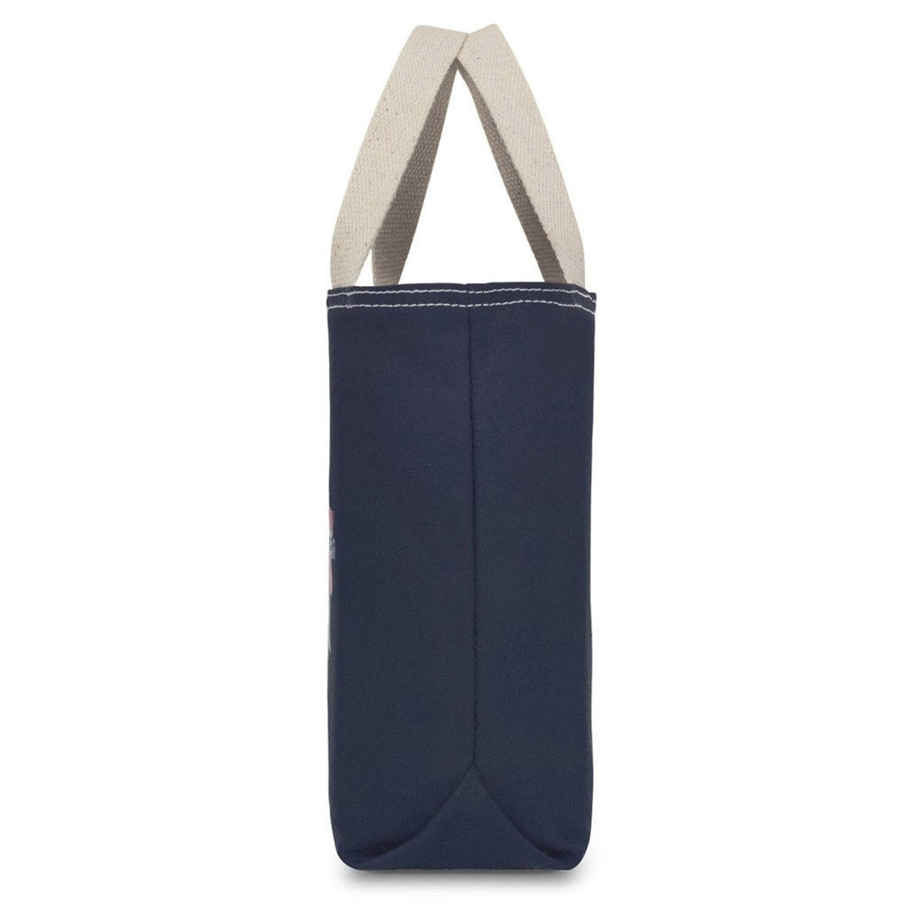 Gemline Navy Blue Cameron Cotton Mini Tote