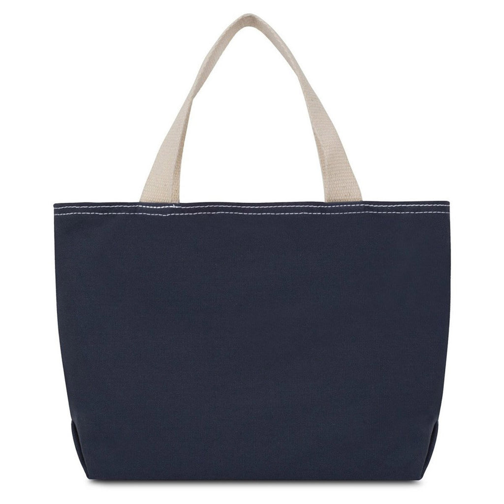 Gemline Navy Blue Cameron Cotton Mini Tote
