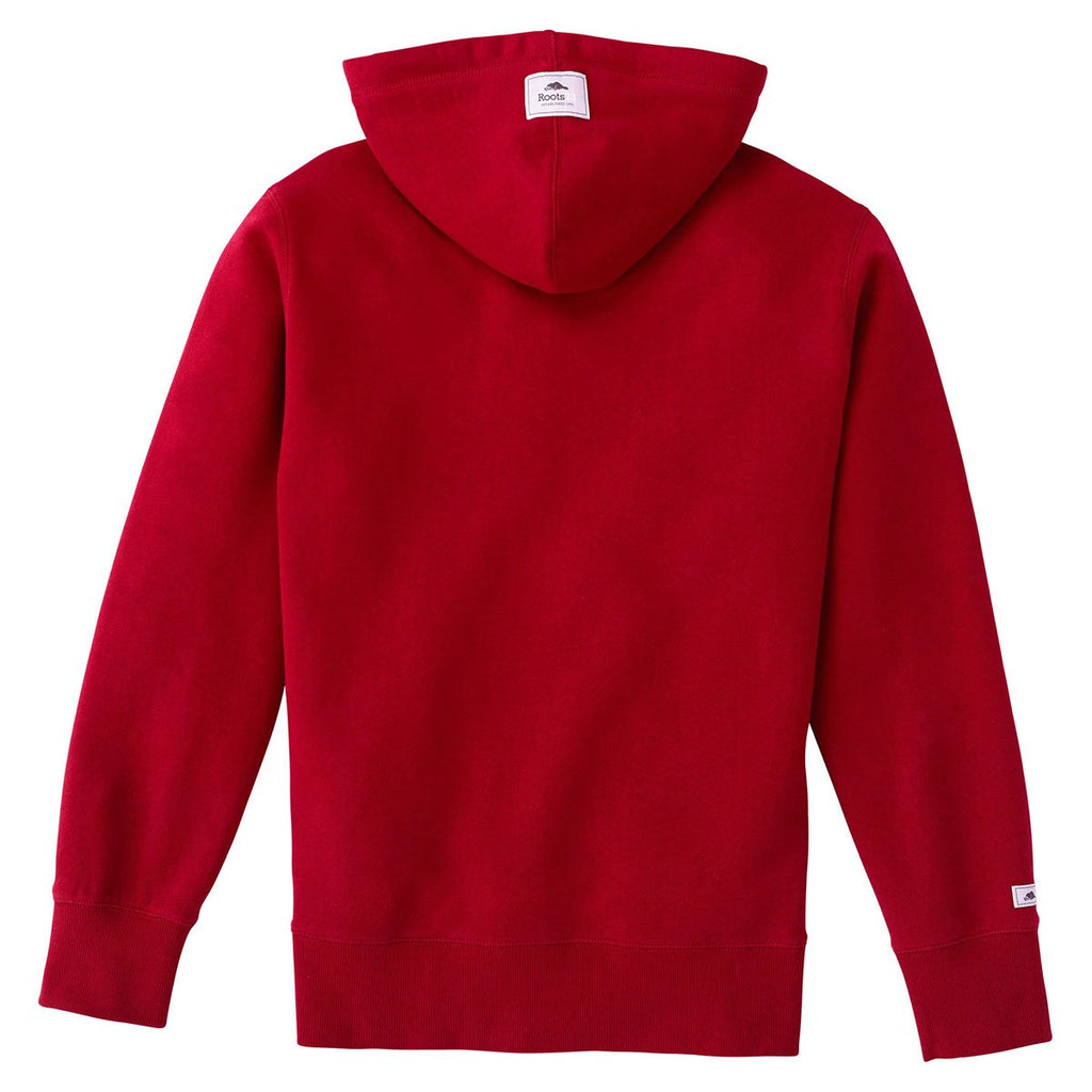 Roots73 Men's Dark Red Brockton Fleece Hoody