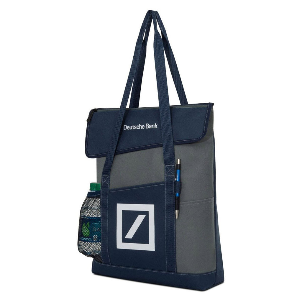 Gemline Navy Blue Feelance Convention Tote