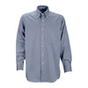 Vantage Men's Blue Ice Eagle No-Iron Pinpoint Oxford