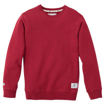 Roots73 Men's Dark Red Bearlake Fleece Crew