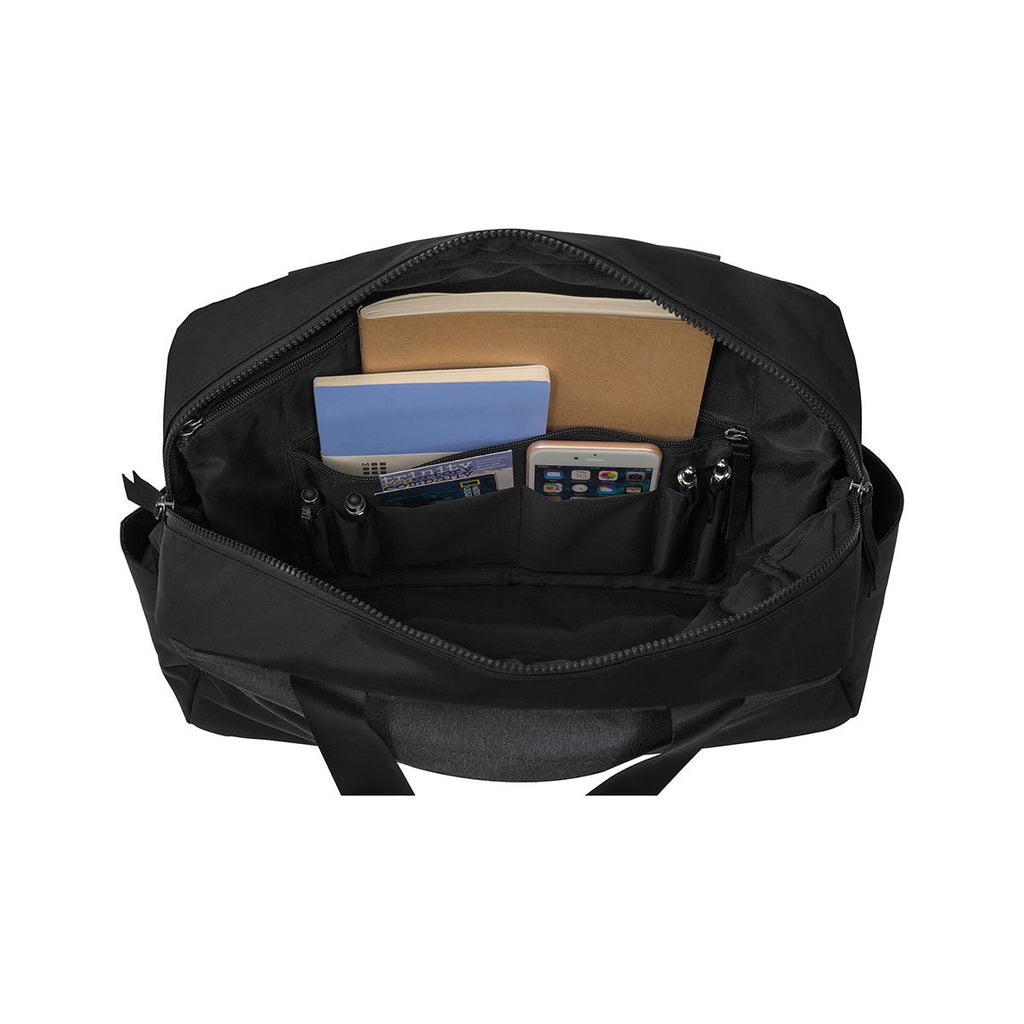 Life in Motion Black/Charcoal Heather All Day Computer Tote