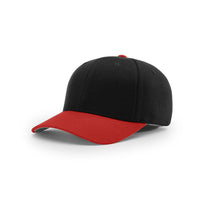 Richardson Black/Red On-Field Combination Twill R-Flex Cap