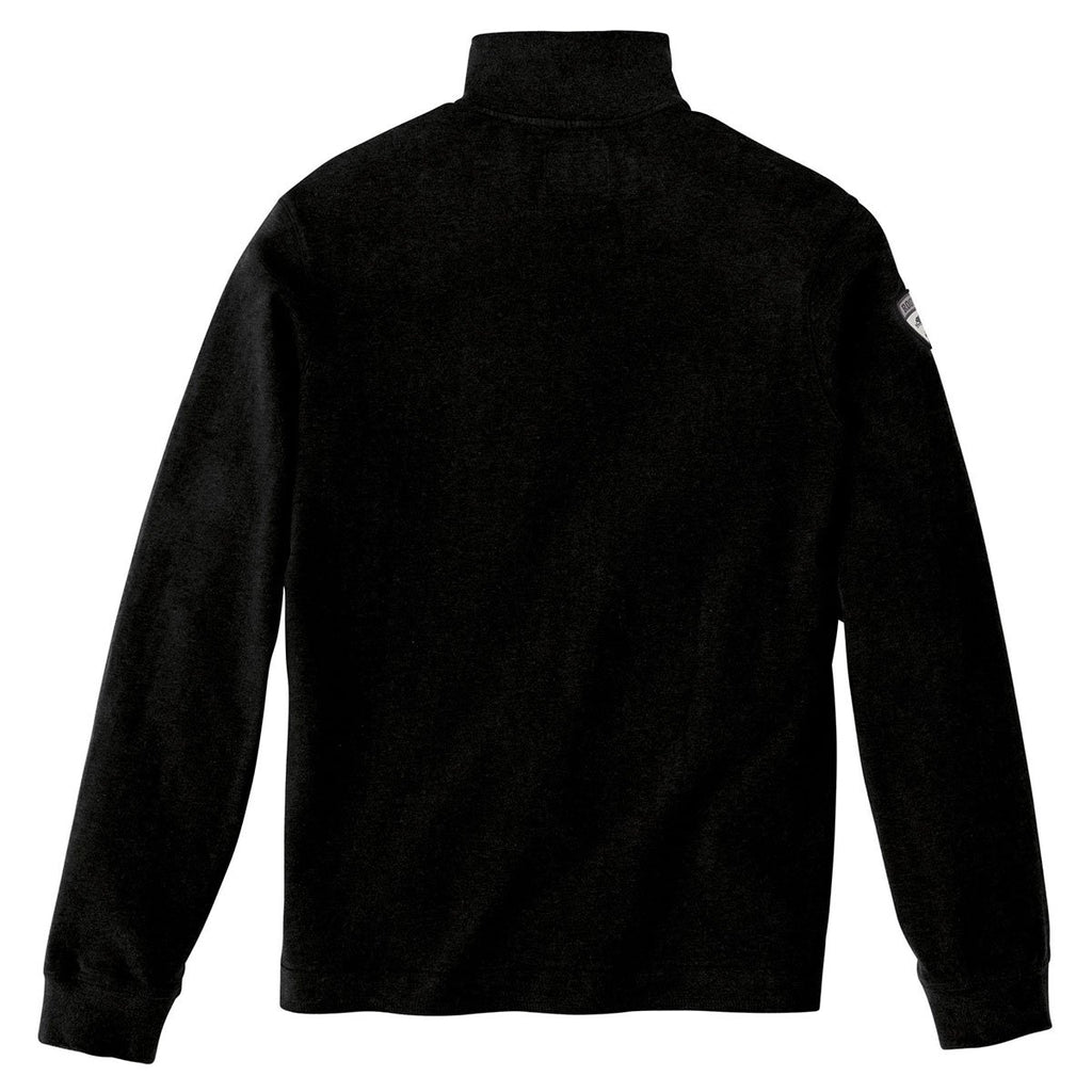 Roots73 Men's Black Trentriver Knit Quarter Zip