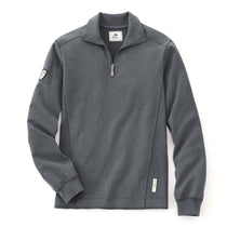 Roots73 Men's Dark Charcoal Mix Trentriver Knit Quarter Zip