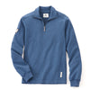 Roots73 Men's Indigo Heather Trentriver Knit Quarter Zip