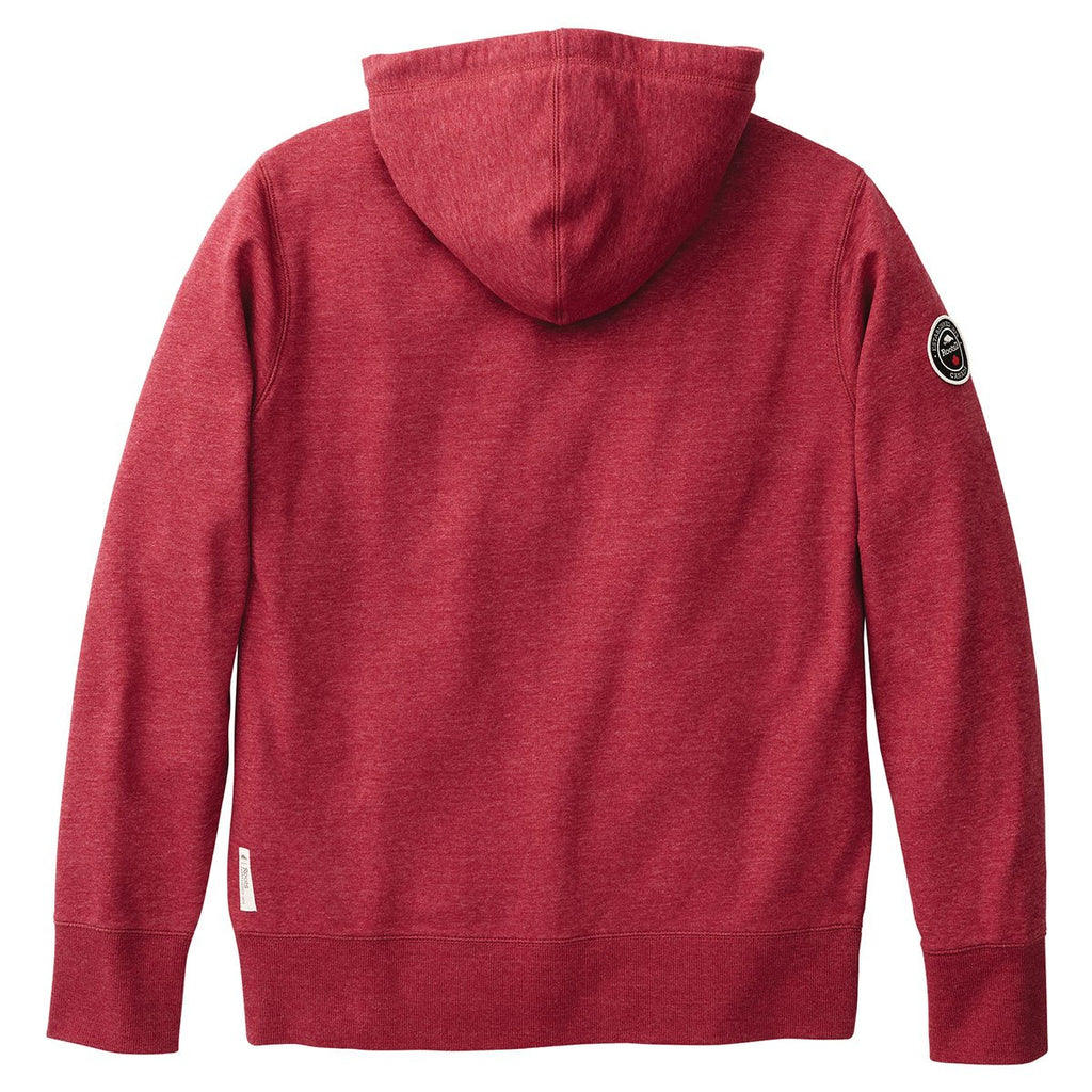 Roots73 Men's Dark Red Heather Sandylake Full Zip Hoody